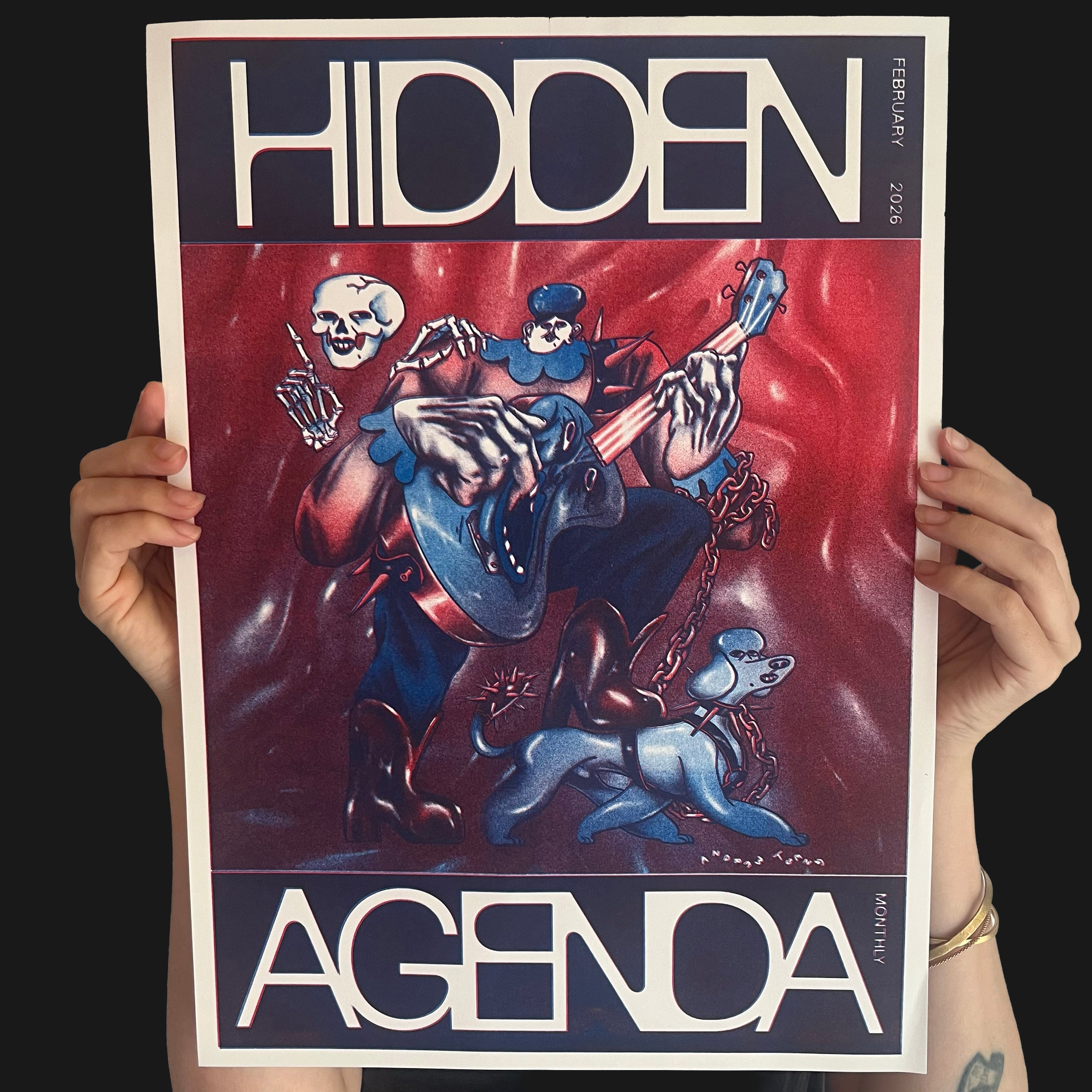 Andrew Tseng Riso Print: Survival Party Poster
