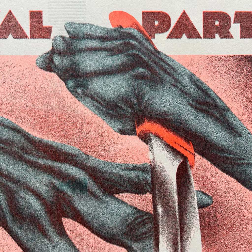 Andrew Tseng Riso Print: Survival Party Poster