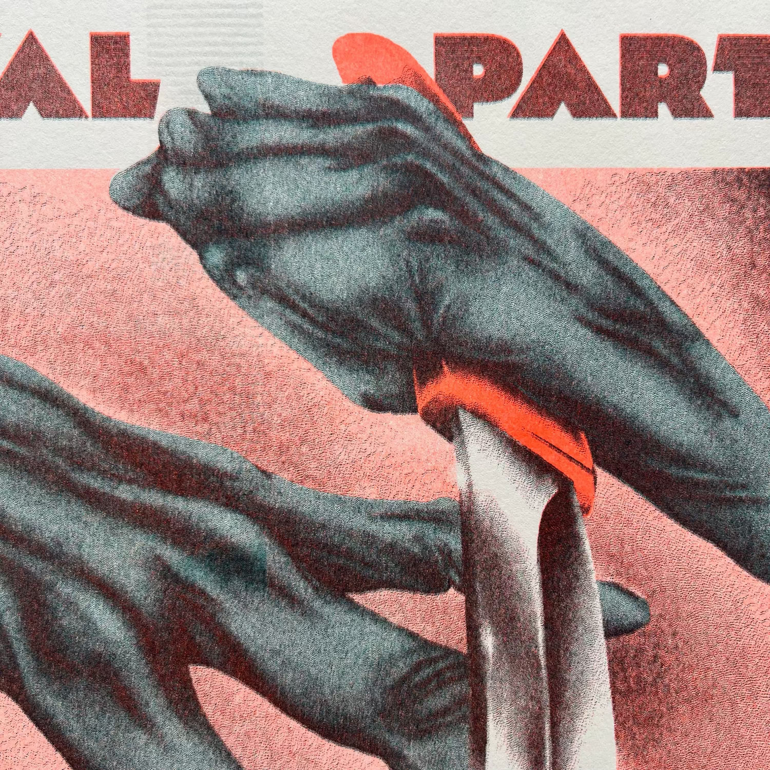 Andrew Tseng Riso Print: Survival Party Poster