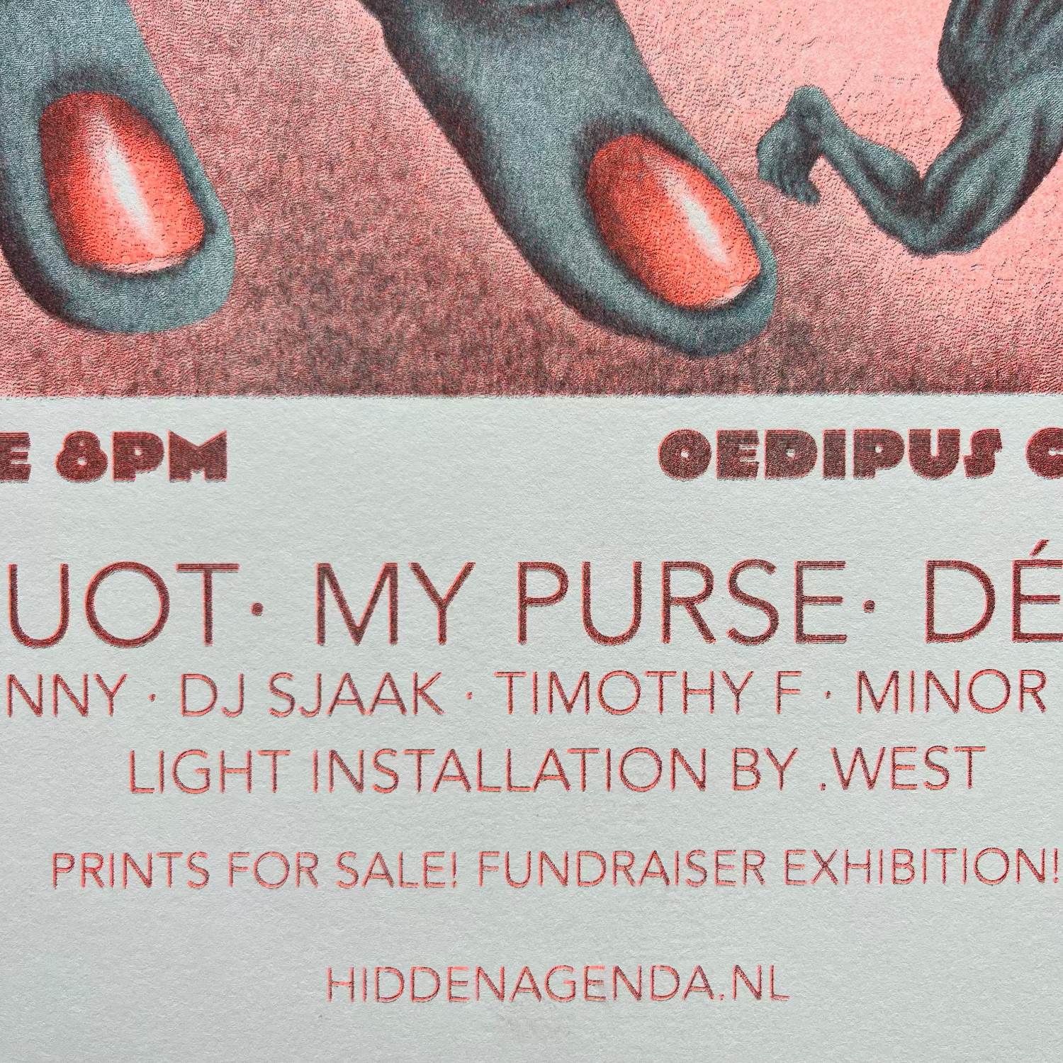 Andrew Tseng Riso Print: Survival Party Poster
