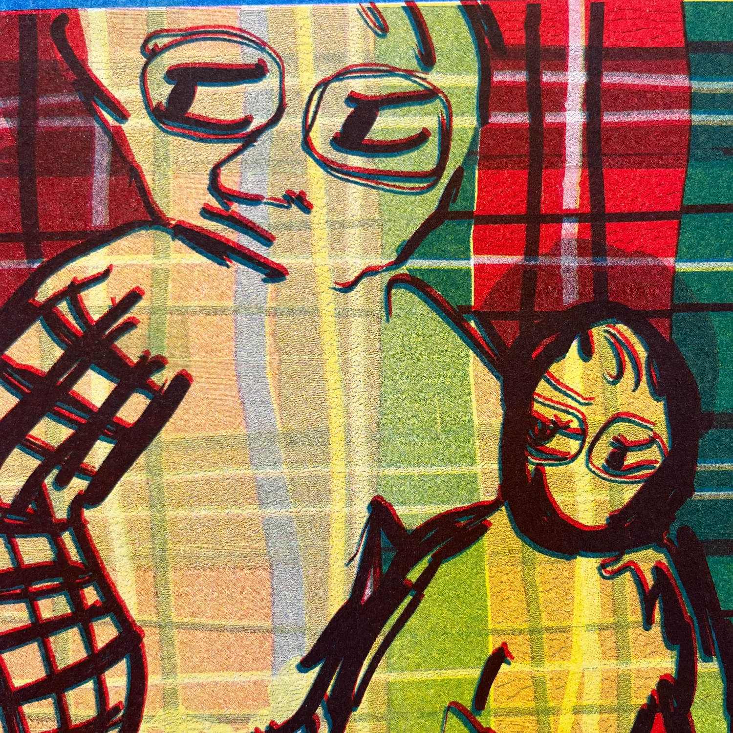 Una Jongenelis Riso Print: H.A Monthly Edition #4