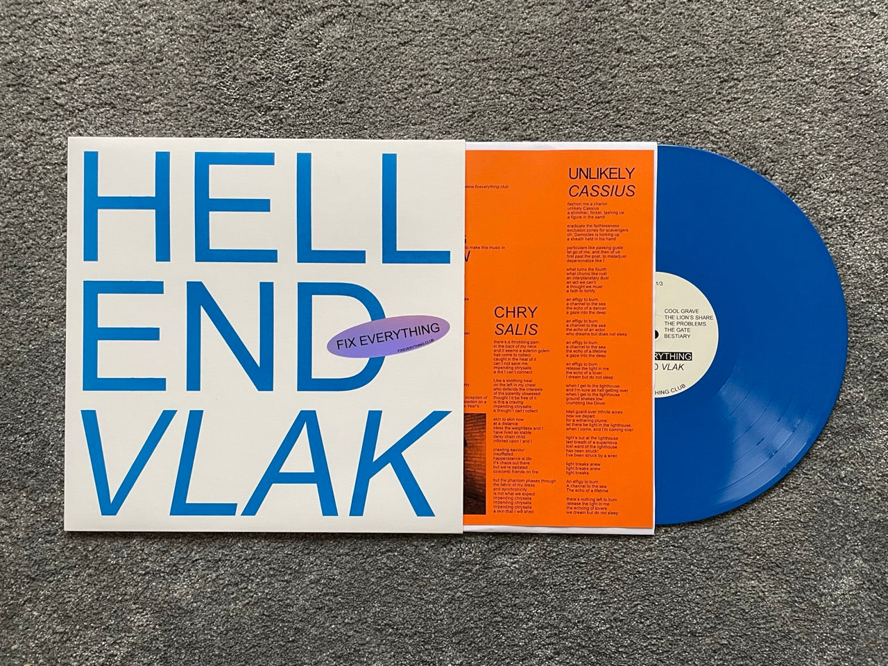 Fix Everything – Hellend Vlak LP (vinyl)